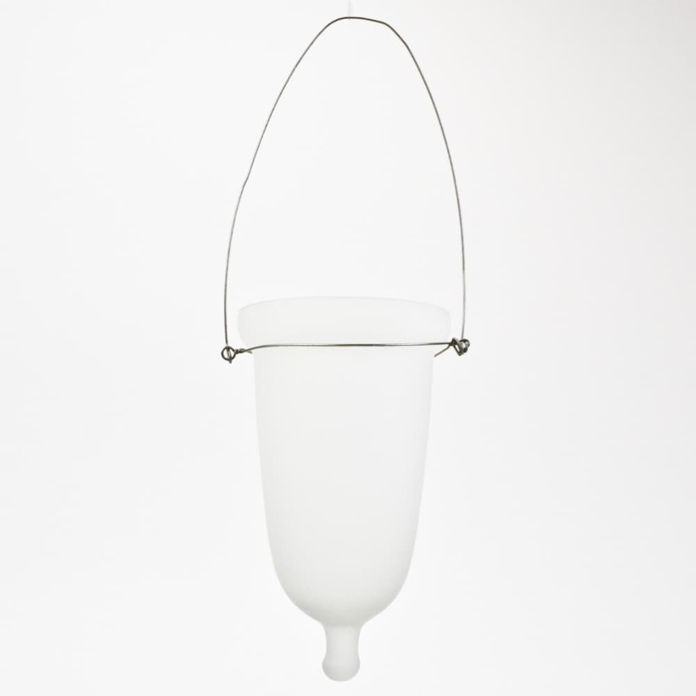 Large Hanging Votive Holder - Frosted Glass