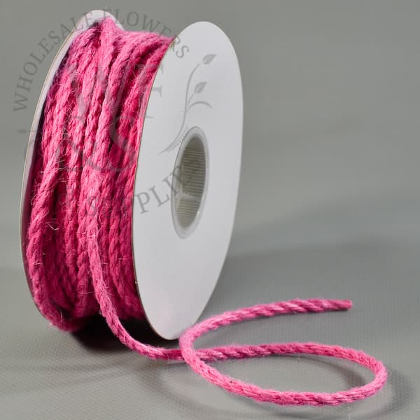 100% natural pink jute cord