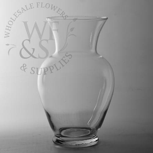 Classic Glass Urn Vase 10.5"