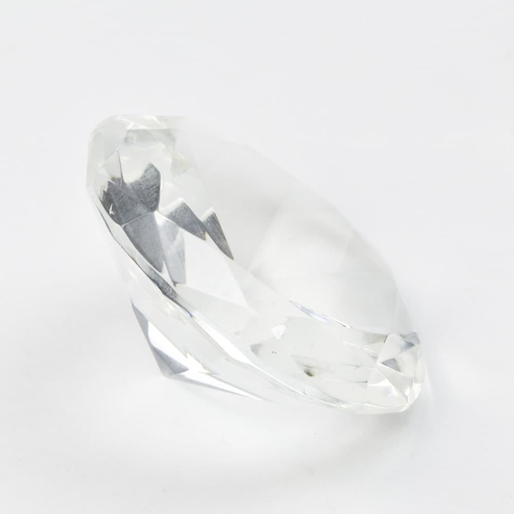 Diamond Cut Glass Gems - Pack of 12