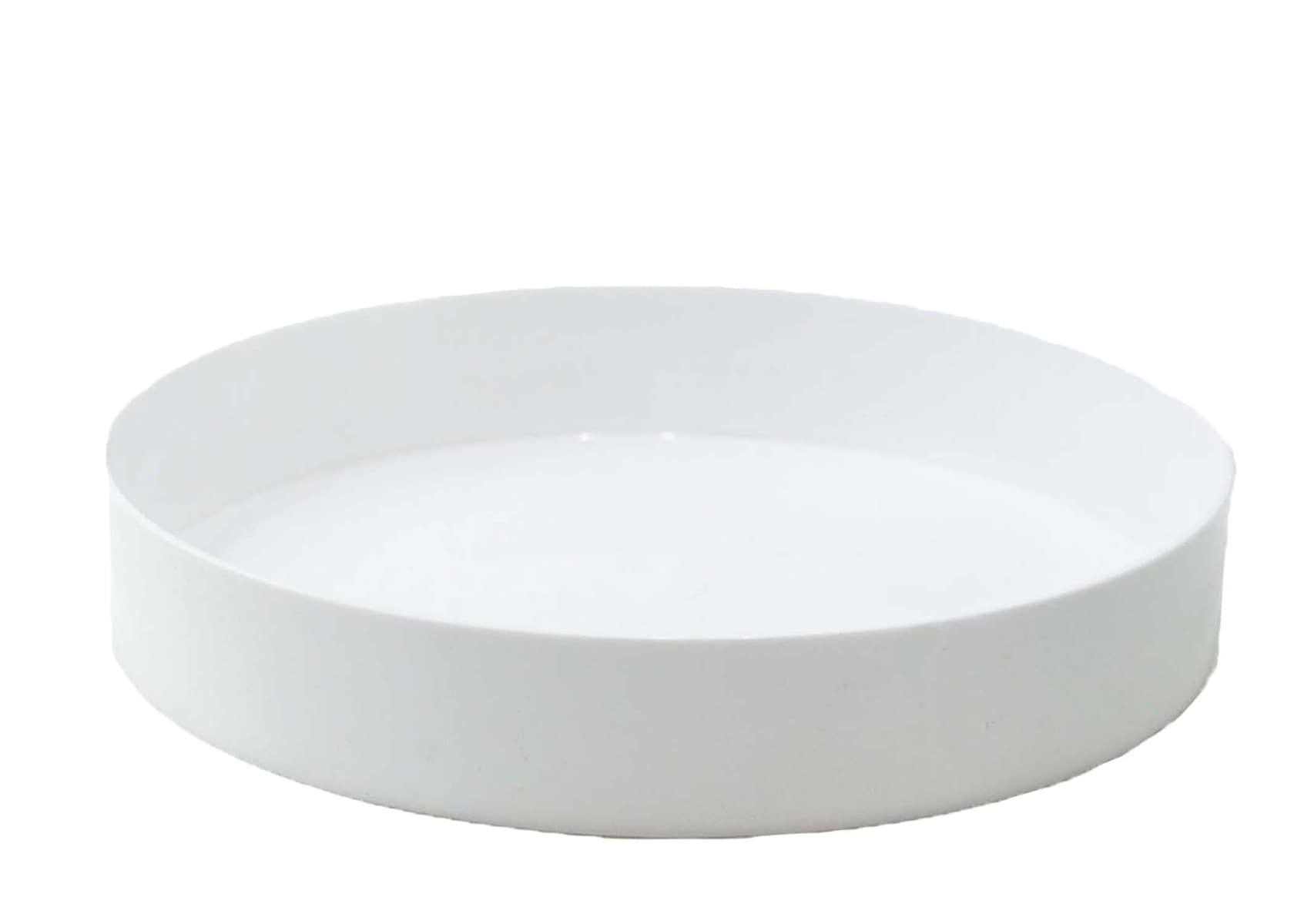 White Designer Tray - 8.5"
