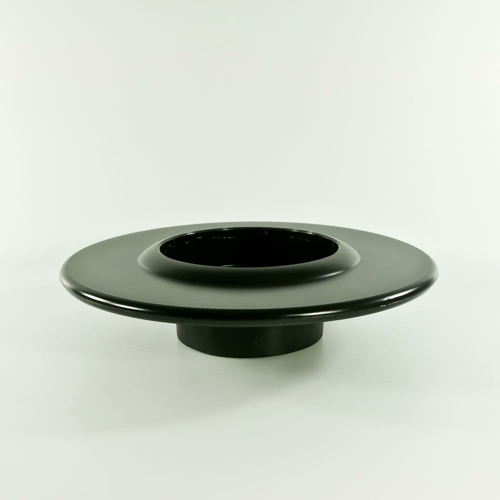 12" Round Mesa in Matte Black