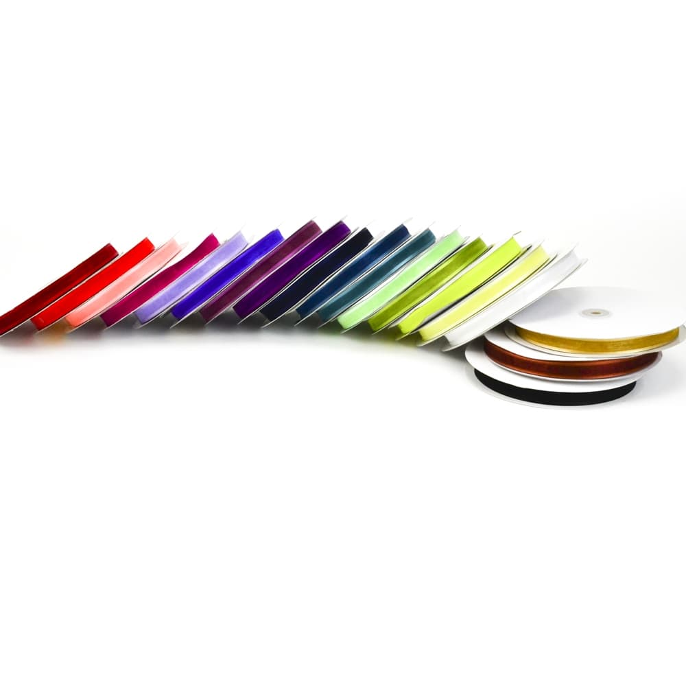 5/8in Nylon Sheer Ribbon, 100 yards, Assorted Colors