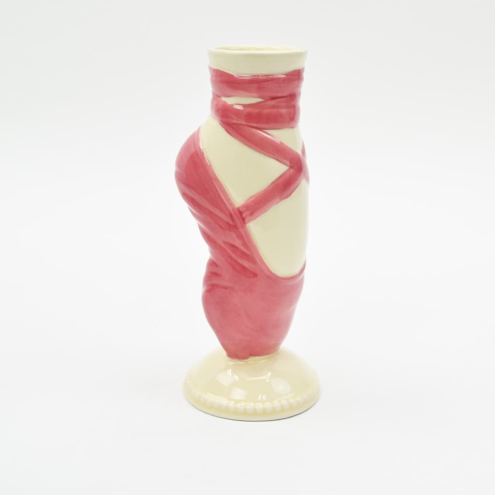 Ballet Slipper Ceramic Vase Disc by Vendor