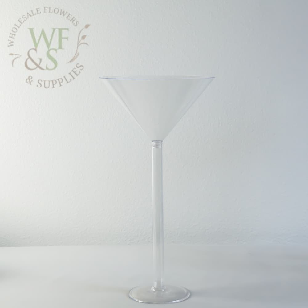 18" Plastic Martini Vase