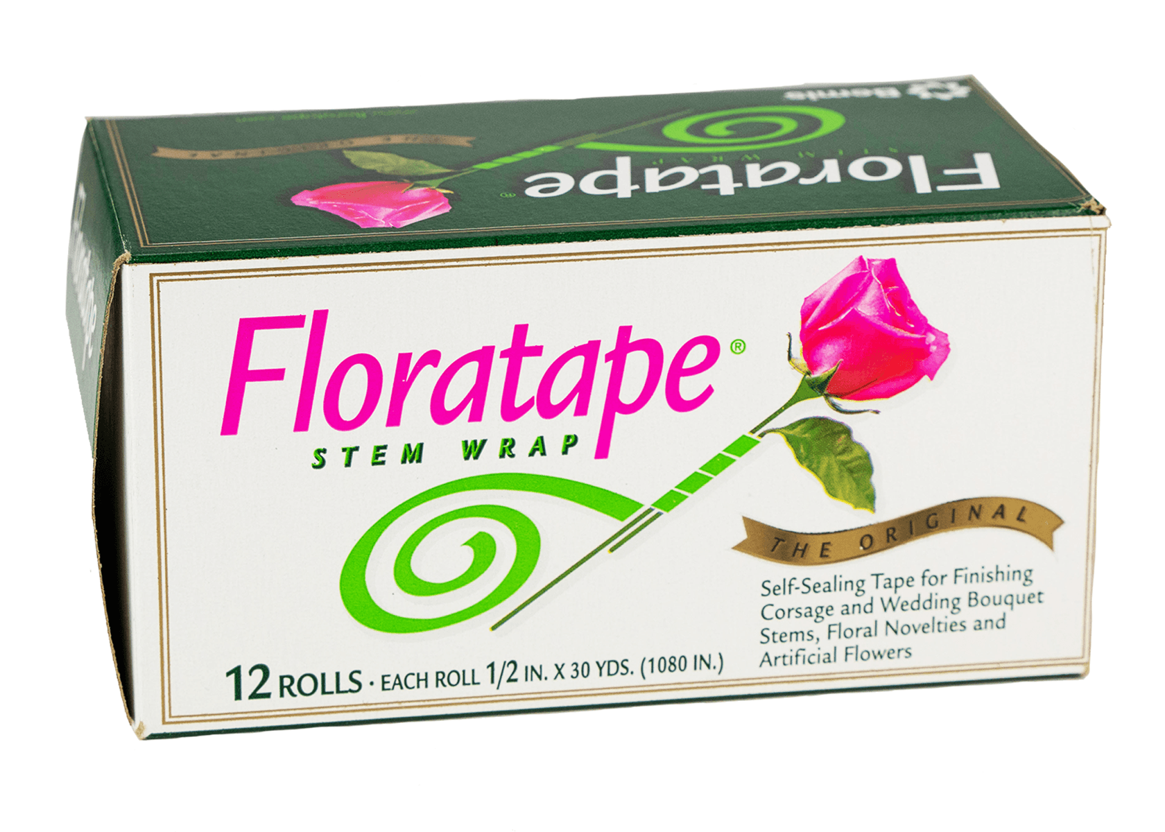 Floral tape Stemwrap - 1/2" 30 yd moss