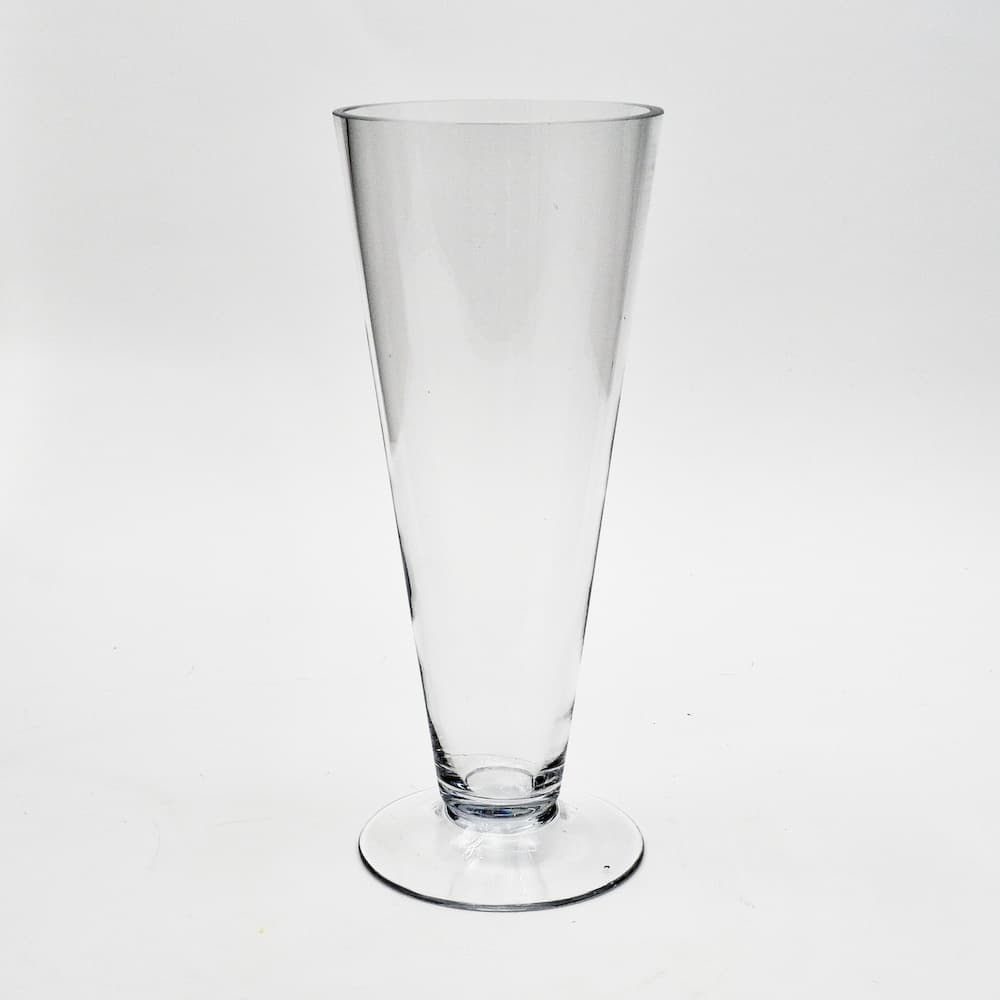 12 inch Glass Pilsner Vase