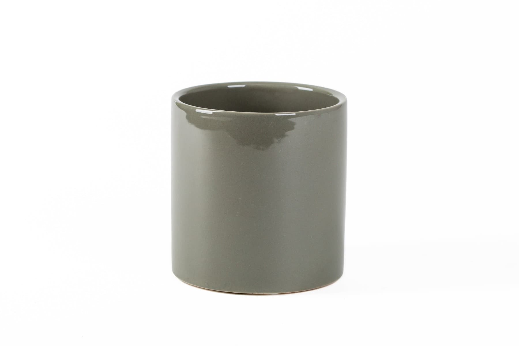 4.5" Glossy Gray Cylinder