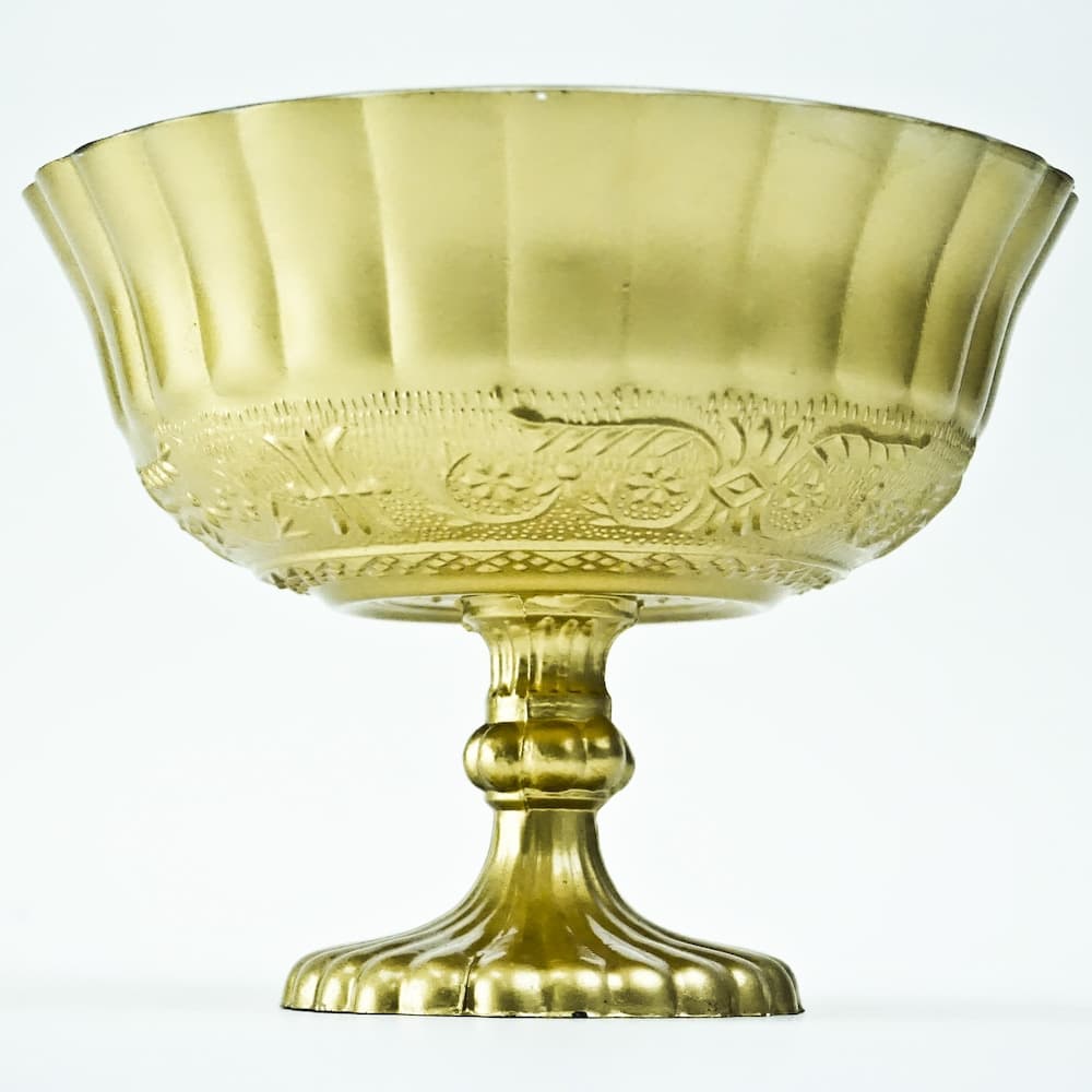 Gold Glass Pedestal Bowl  for Centerpieces
