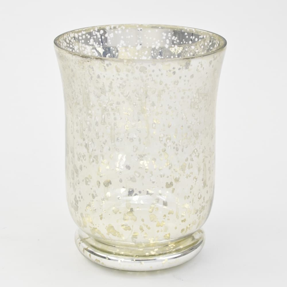 Antique style Mercury Glass Garden Vase