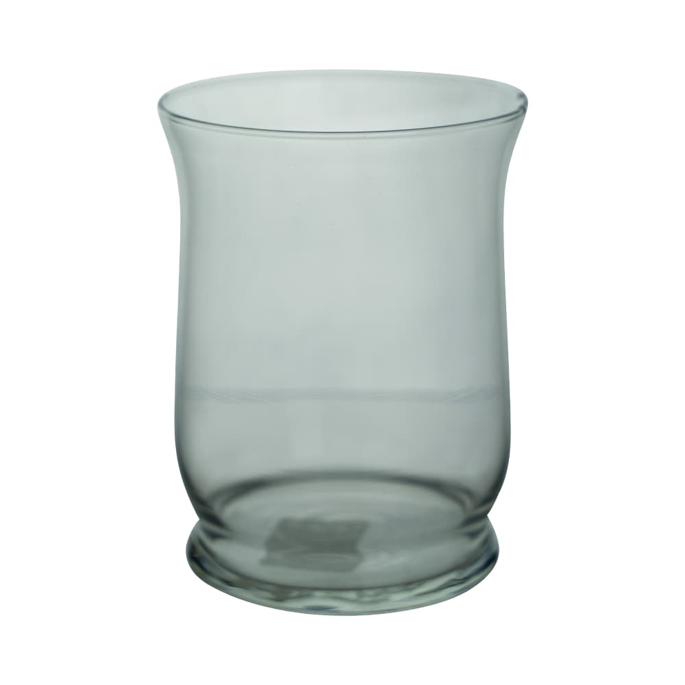 6" Crystal Hurricane  Glass Vase