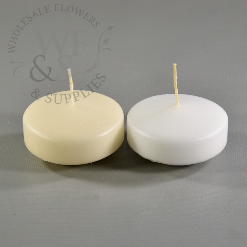 2¼" Round Floating Candles 6 Pack