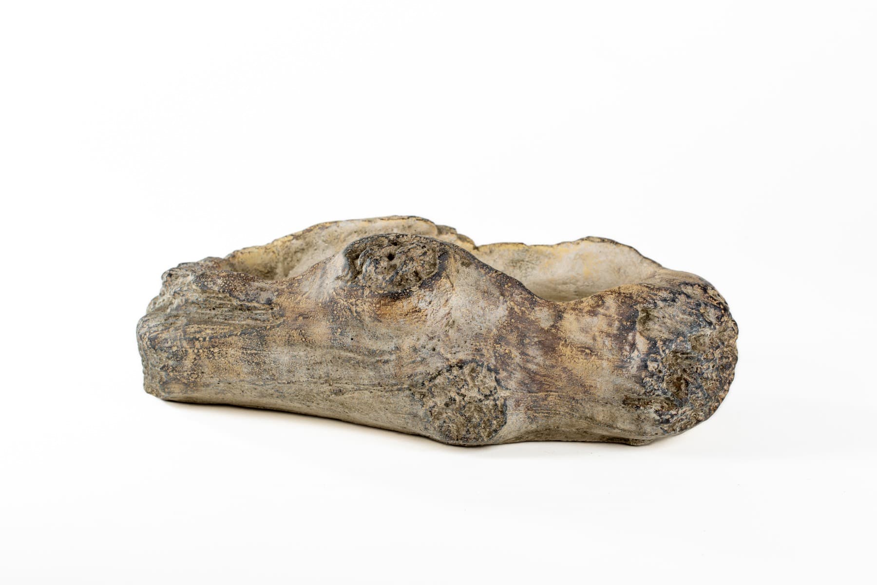 15"  Driftwood Log Planter