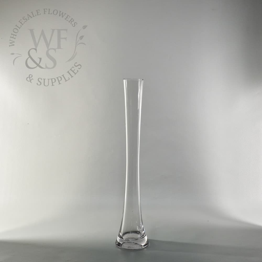 Classic Glass Tower Vase 16"