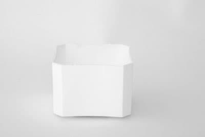 3.5" Box Planter in White