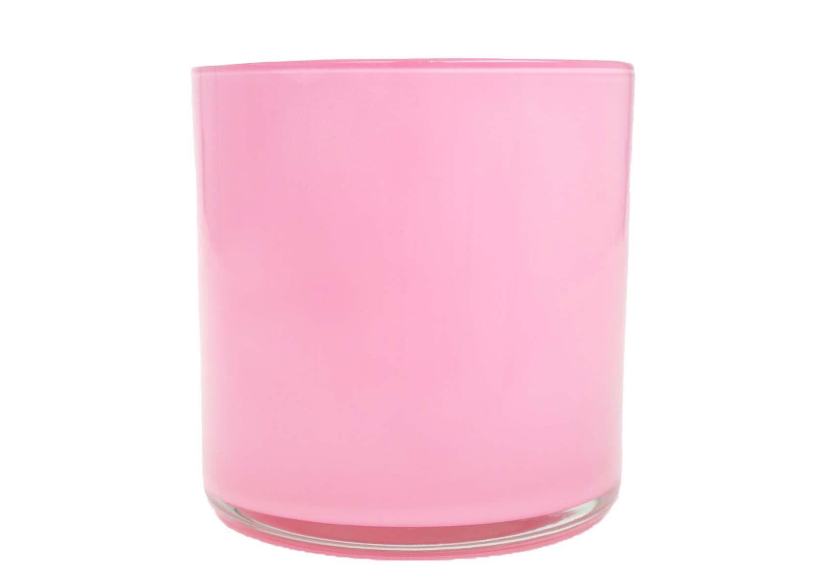 5" Cylinder Vase - Lipstick Shine Pink DISC by Vendor