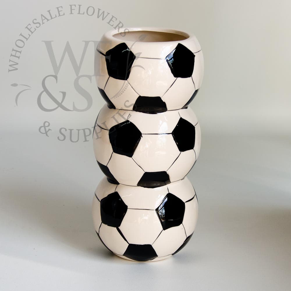 3 Tiered Soccer Ball Vase DISC