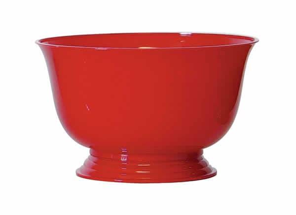 4" Plastic Red Revere Bowl (48-Pack) DISC