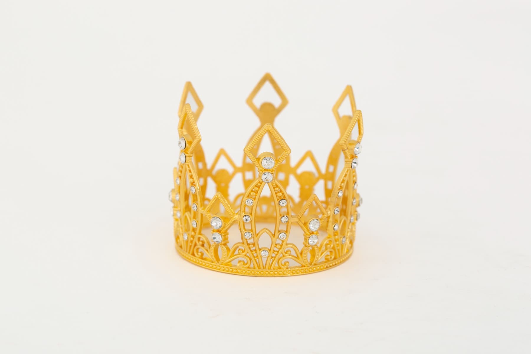 Mini Gold Crown Bouquet Topper