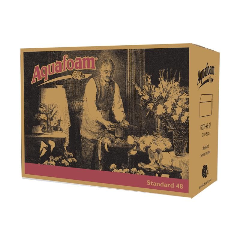 Aquafoam Standard Floral Foam Case - 48 Bricks