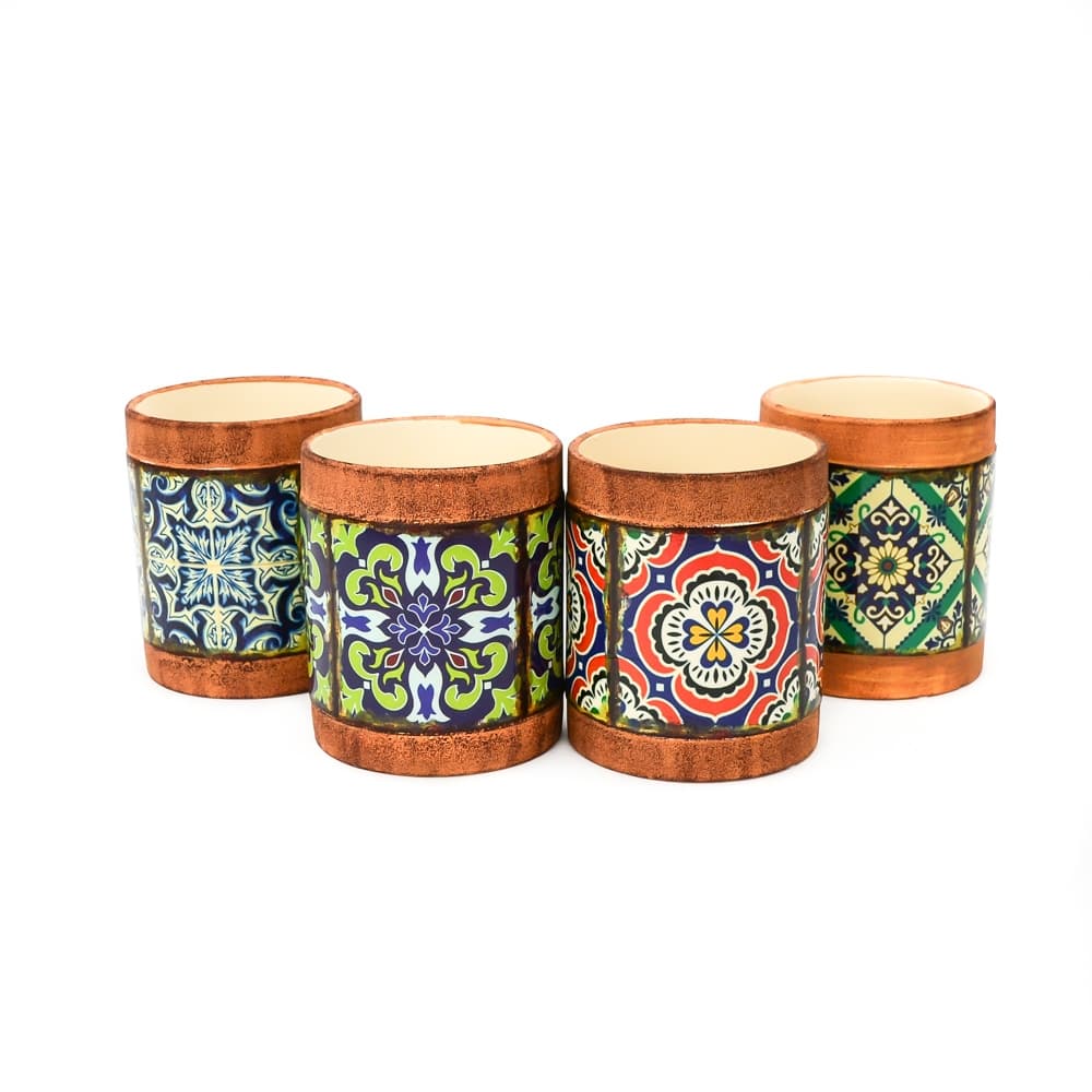 Barcelona Cylinder Vase Set of 4
