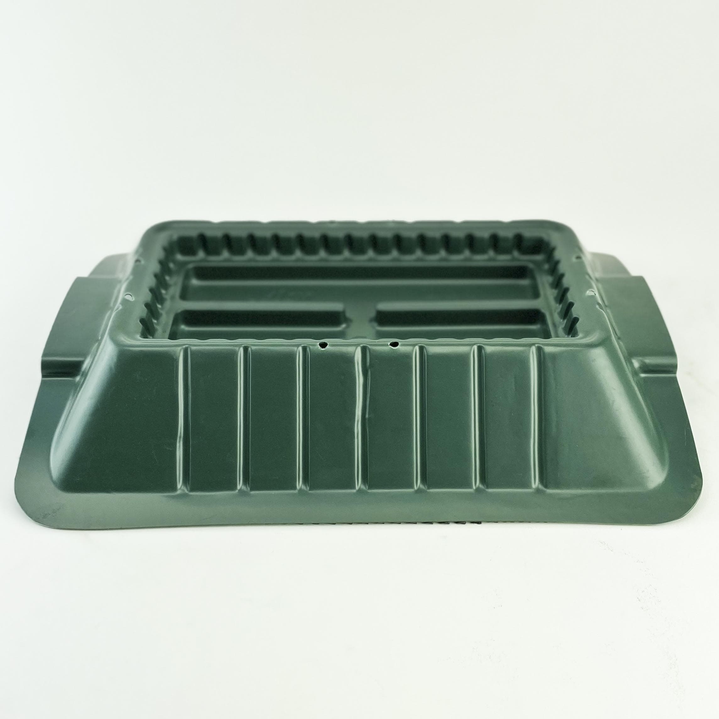 Green Floral Saddle 13½"