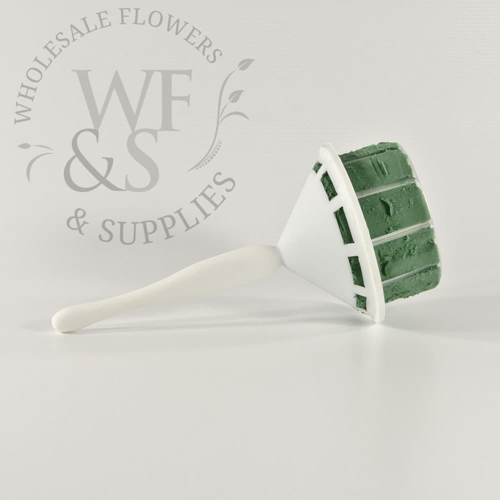 Straight Handle Bouquet Holder with Aquafoam