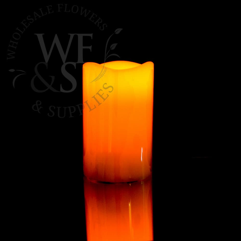 Cream Flameless LED Candle 3"x5"