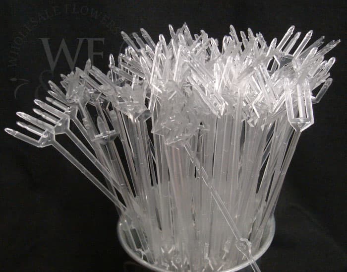 12'' Slant Head Floral Pick Card Holders (100)