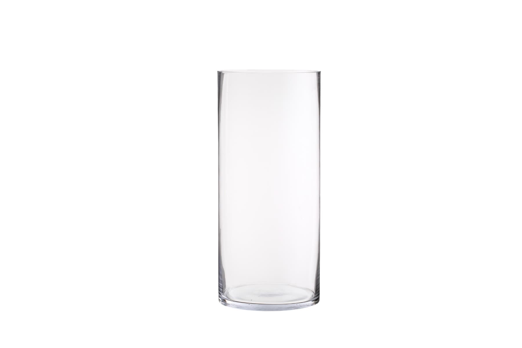 18" x 8" Glass Cylinder Vase