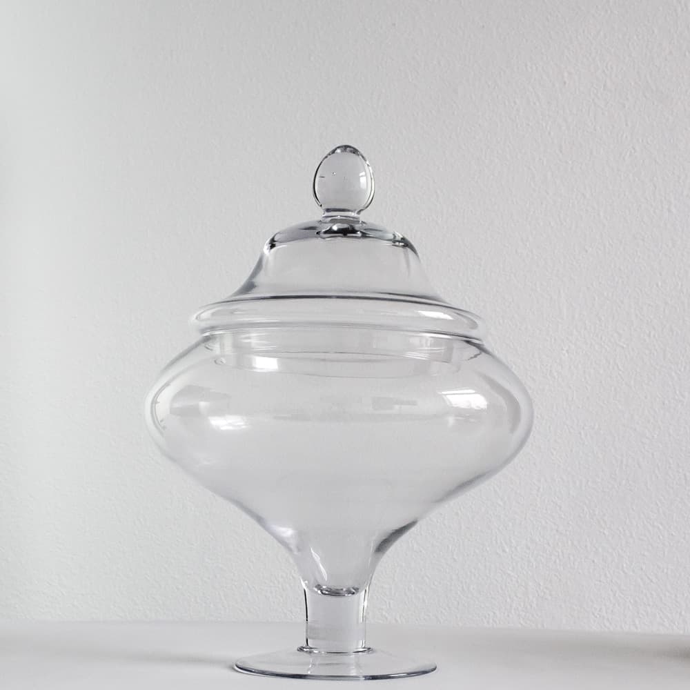Glass Apothecary Jar With Lid 17.5" Tall  DISC