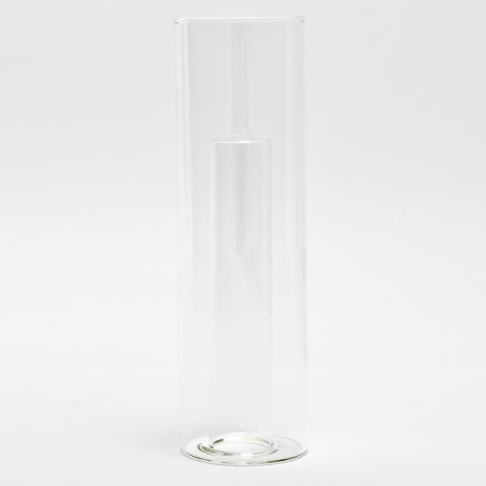 8" Glass Candle Holder