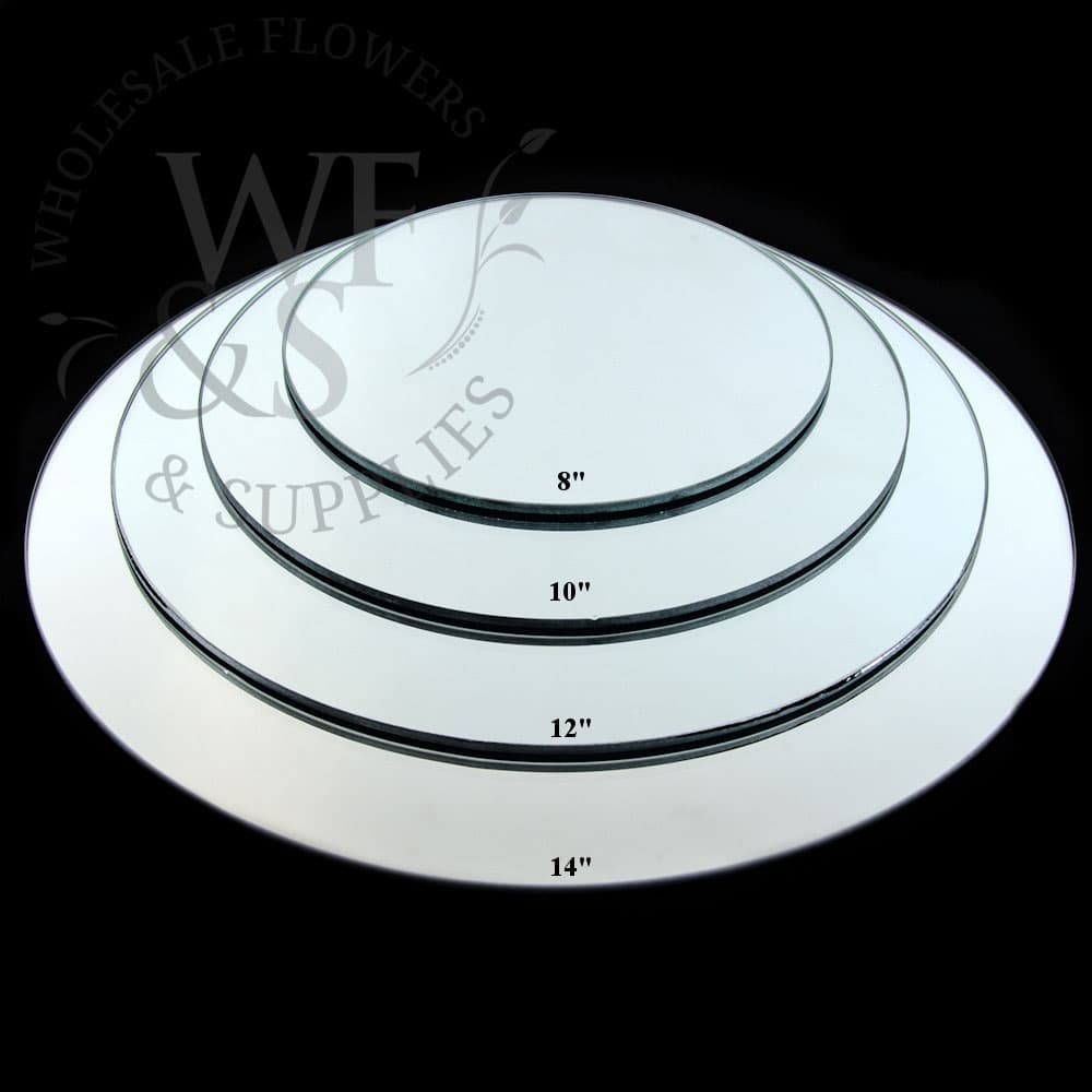 10" Round Centerpiece Mirror