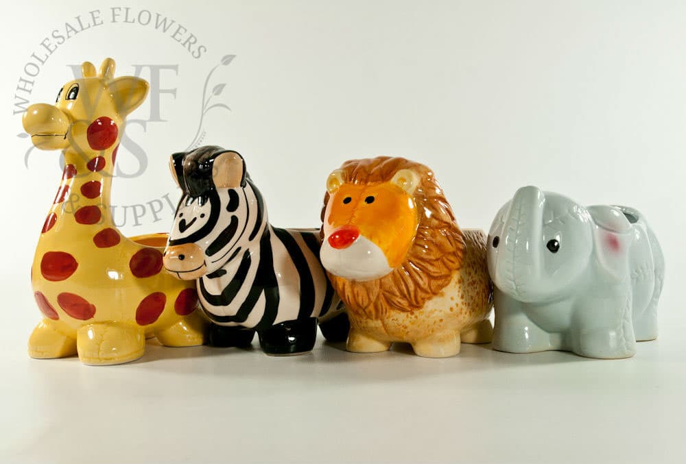 Ceramic Zoo Animals Assorted Set