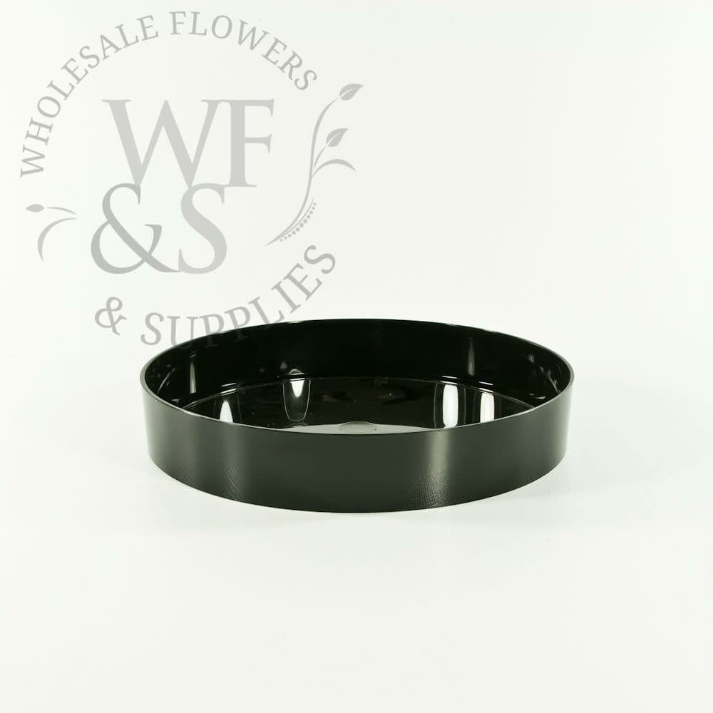 Shiny Black Designer Tray 8½"