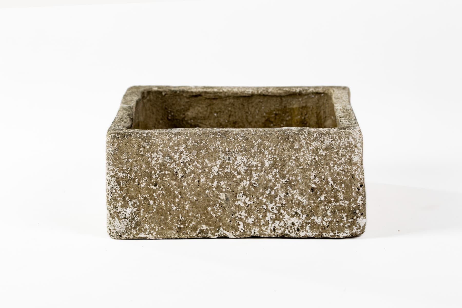 6.5" Weathered Clay Green Wash Garden Dish