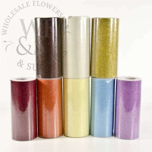 6" Glitter Tulle Spool