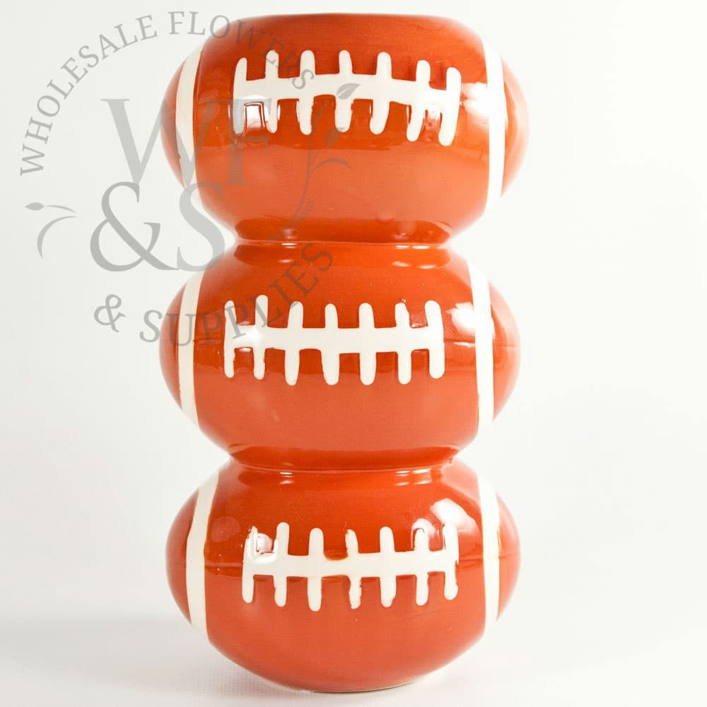 3 Tiered Football Vase