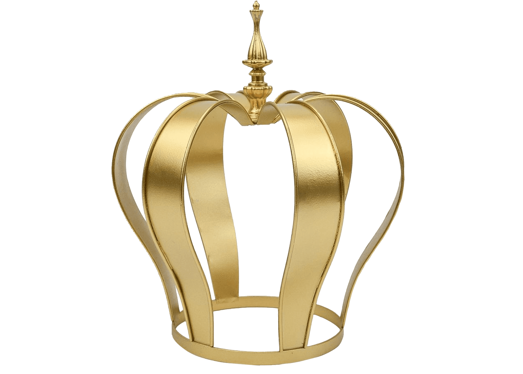 9.5" Gold Metal Kings Crown Centerpiece