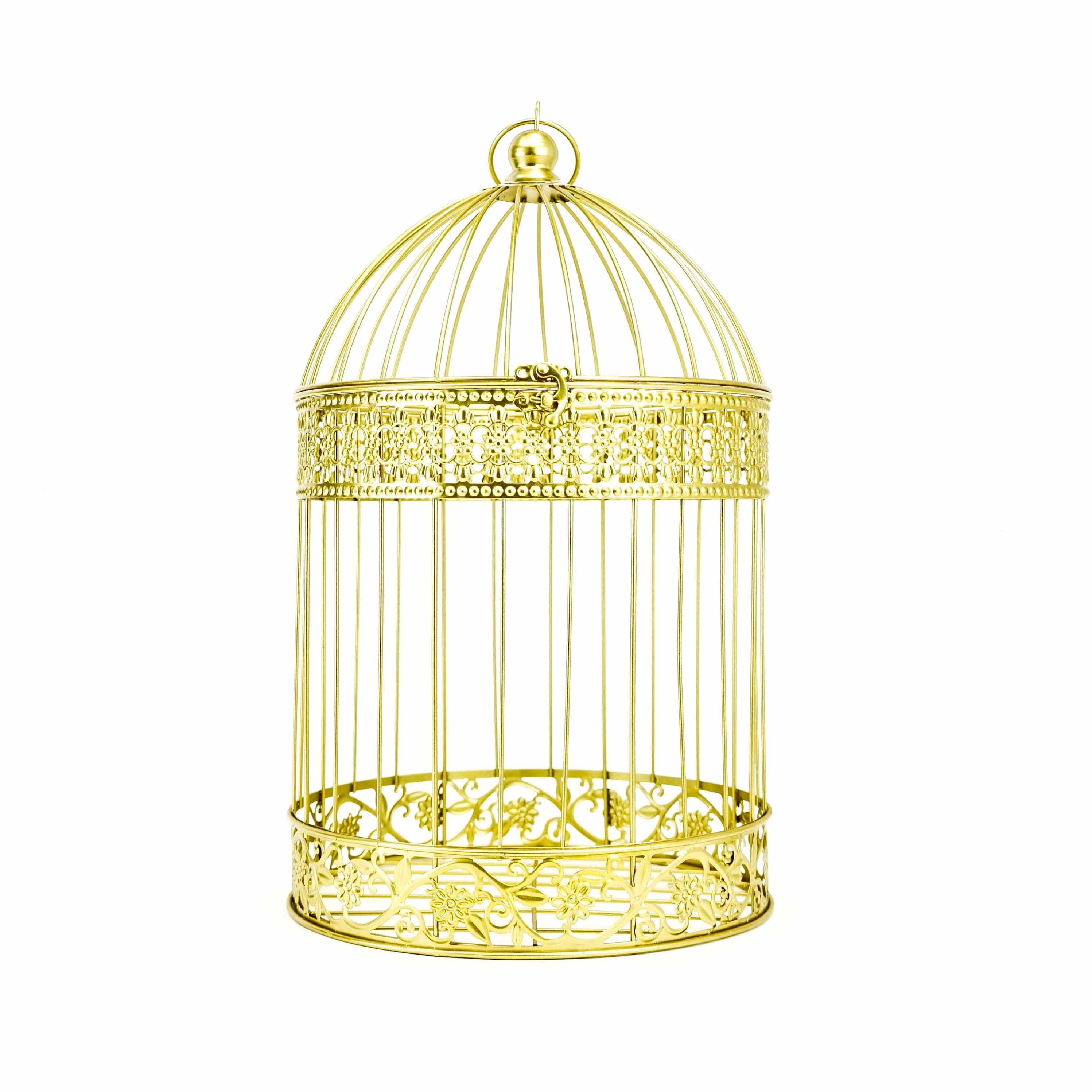 17" Hanging Birdcage Centerpiece
