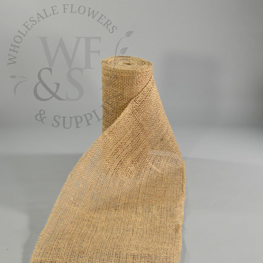 Natural Jute / Burlap Decorative Roll 9" x 10 Yards