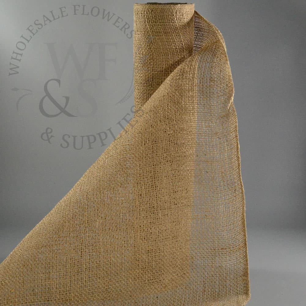 Natural Burlap Decorative Roll 19.7" x 10 Yards