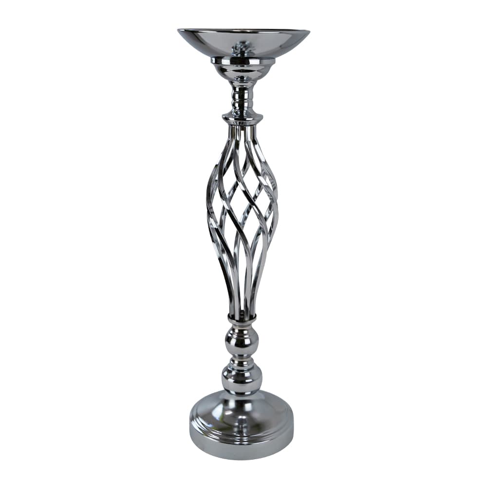 20.5" Twisted Metal Candle Holder