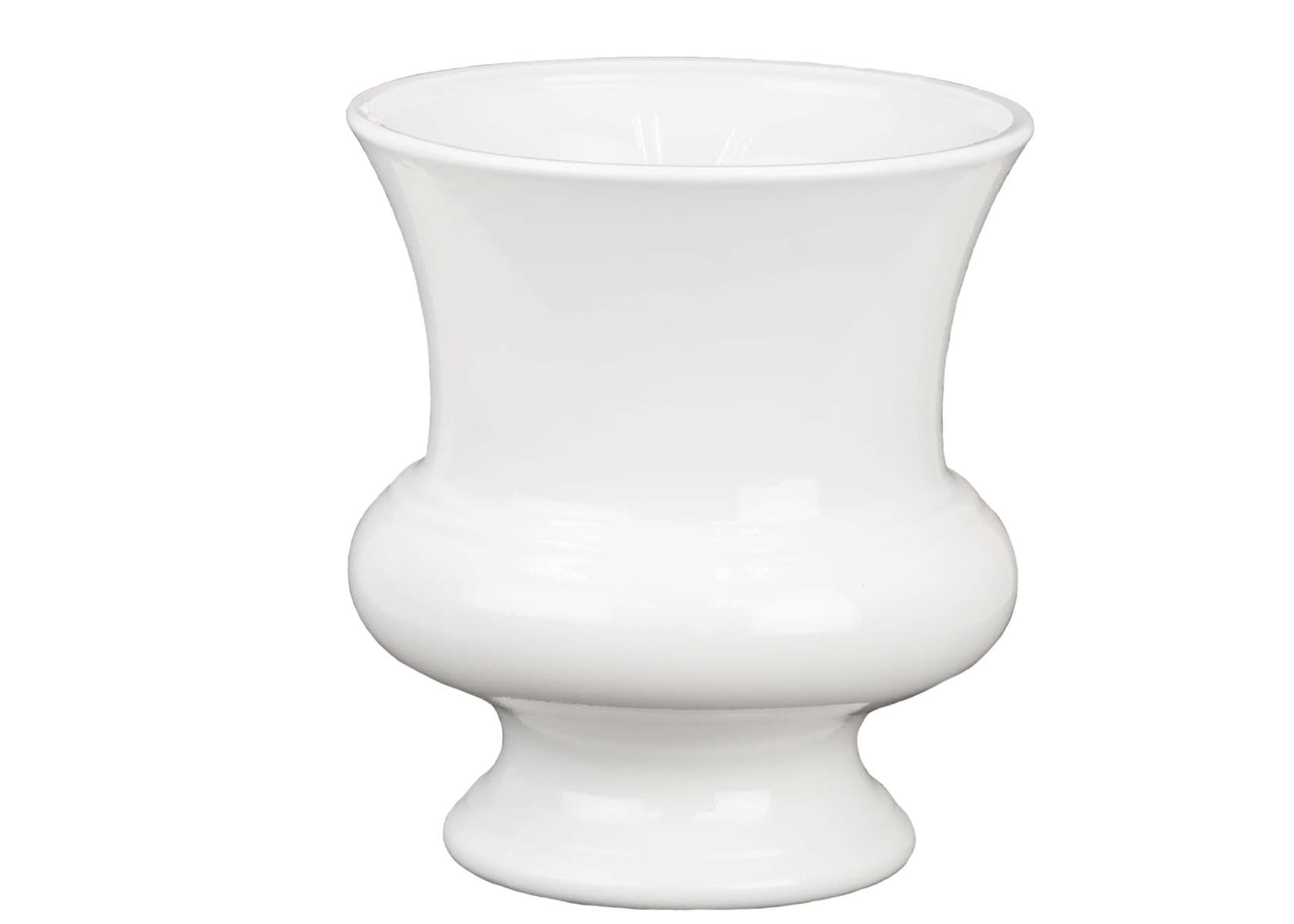7 3/4" White Designer Urn