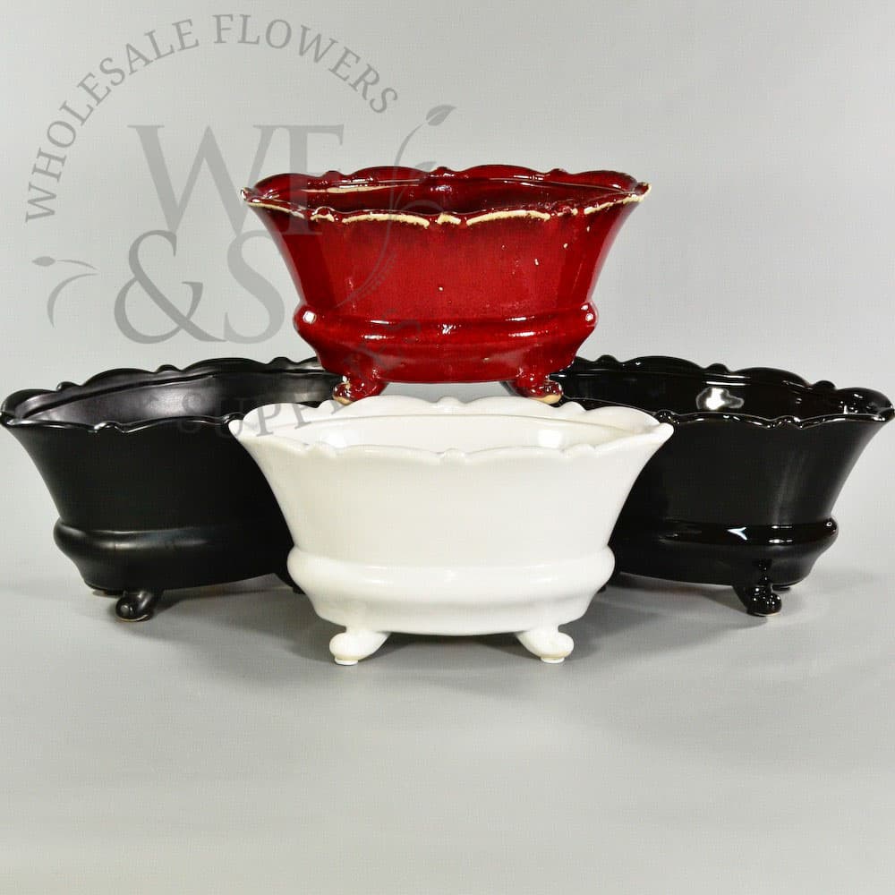 Victorian Styled Footed Planter