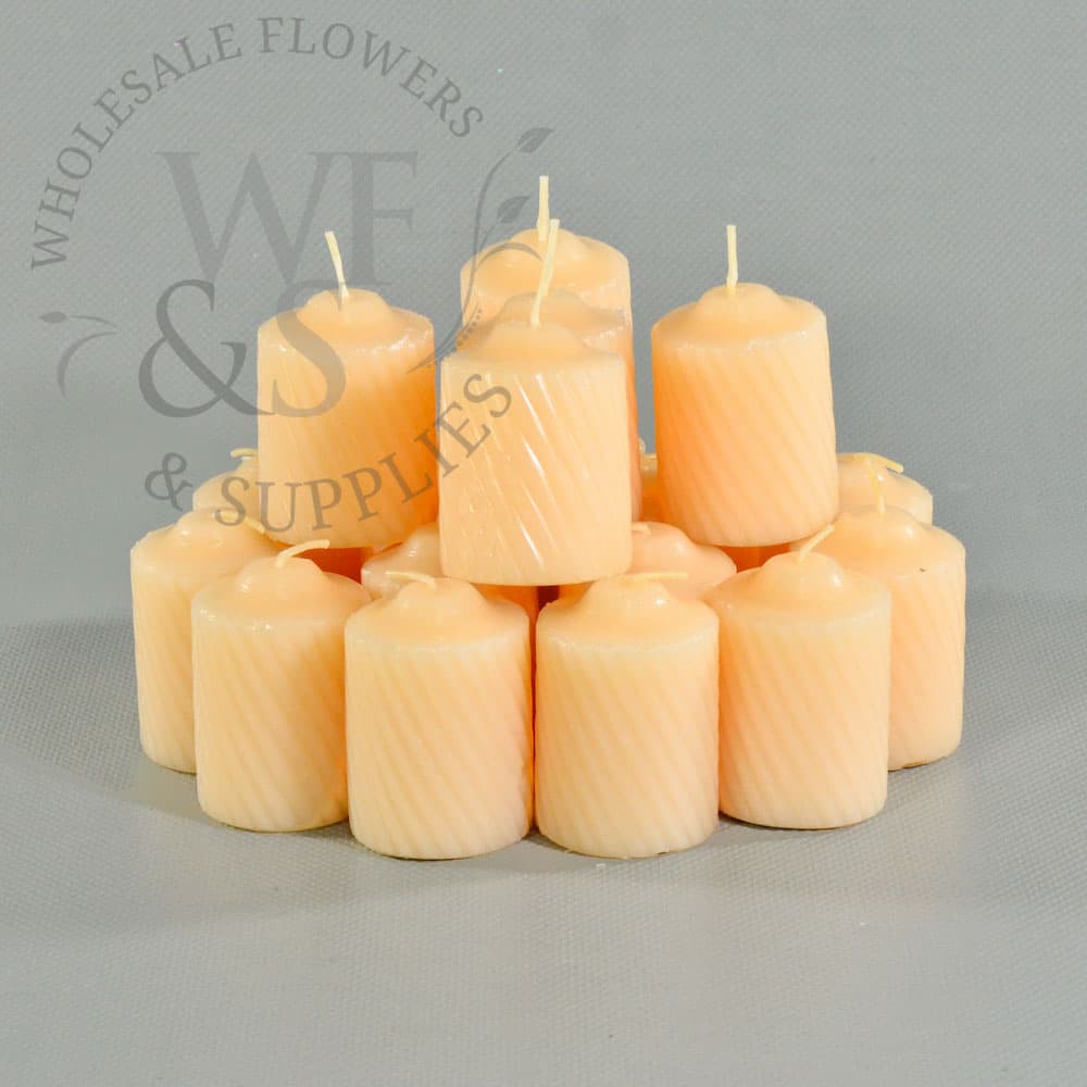 2" Tall Ivory Votive Candles 20 Pack