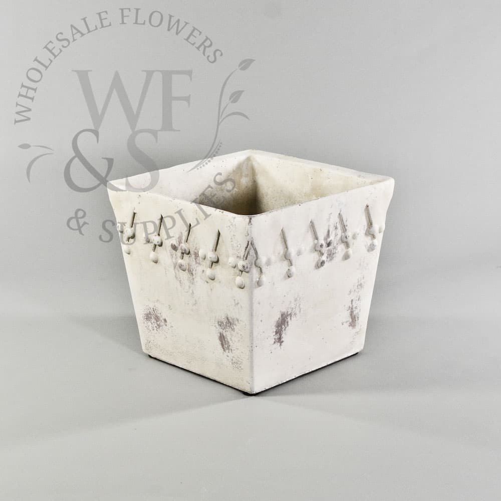 Harlequin Square Clay Container