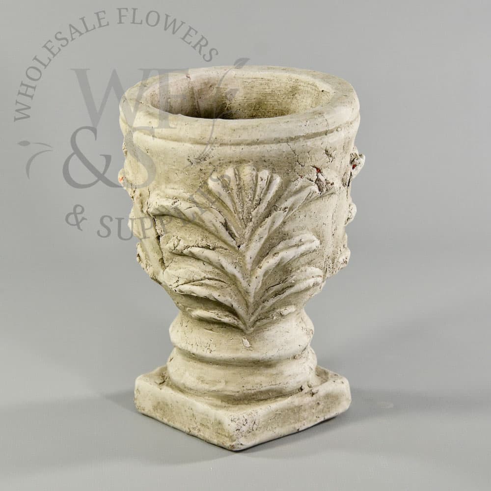 7" Clay Acanthus Leaf Chalice