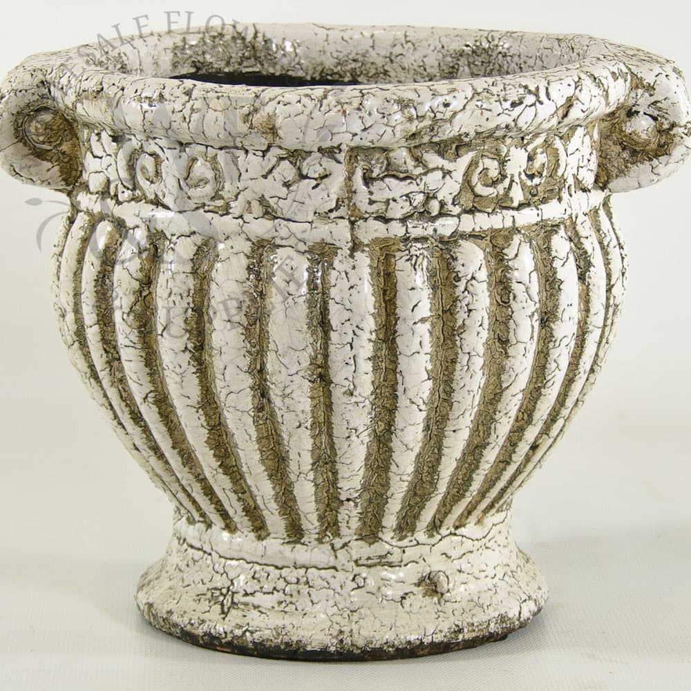 Distressed Alexander Clay Pot 7.5" Tall DISC
