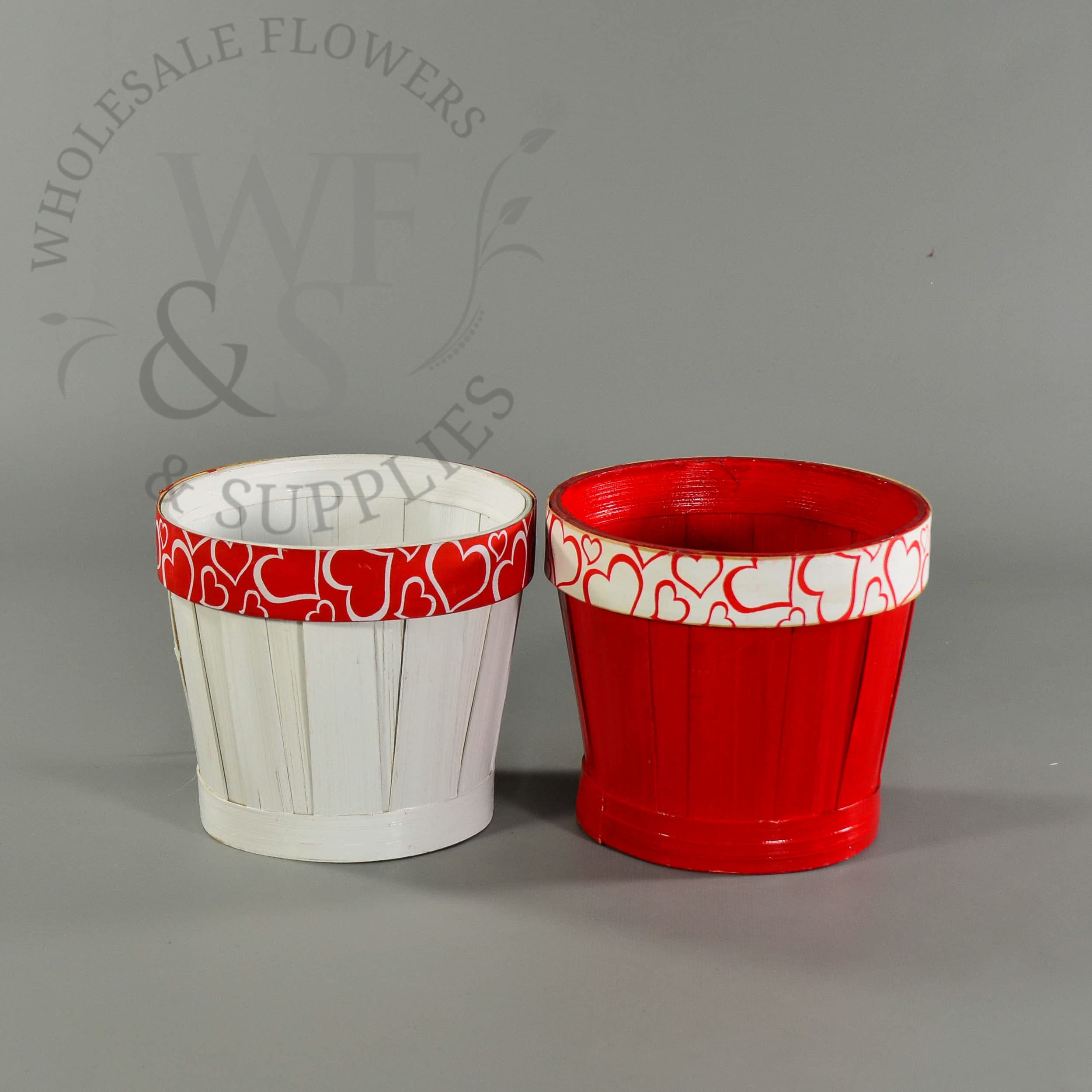 Valentine's Day Wood Container - Small